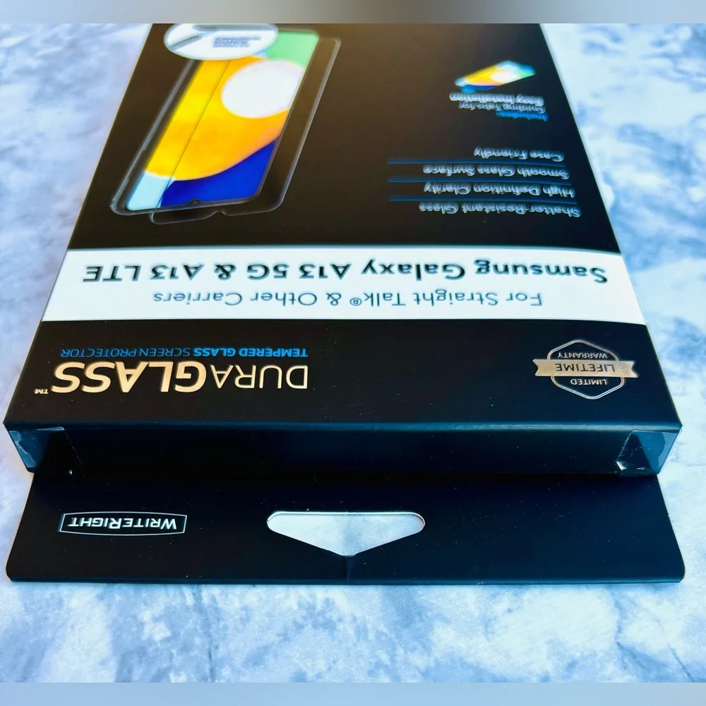 DURAGLASS Tempered Glass Screen Protector, NEW, Samsung Galaxy‎ A13 5G & A13 LTE